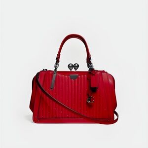 Coach Scarlet Satchel with Heart Accent